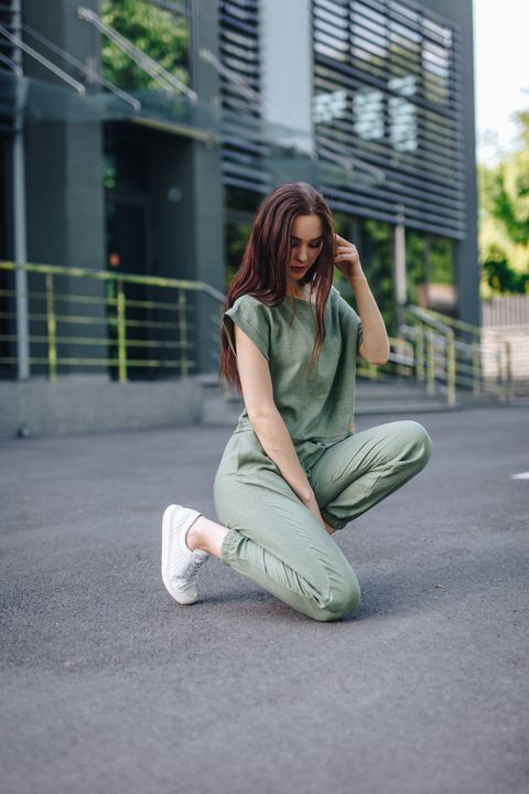 Летнее платье силуэт