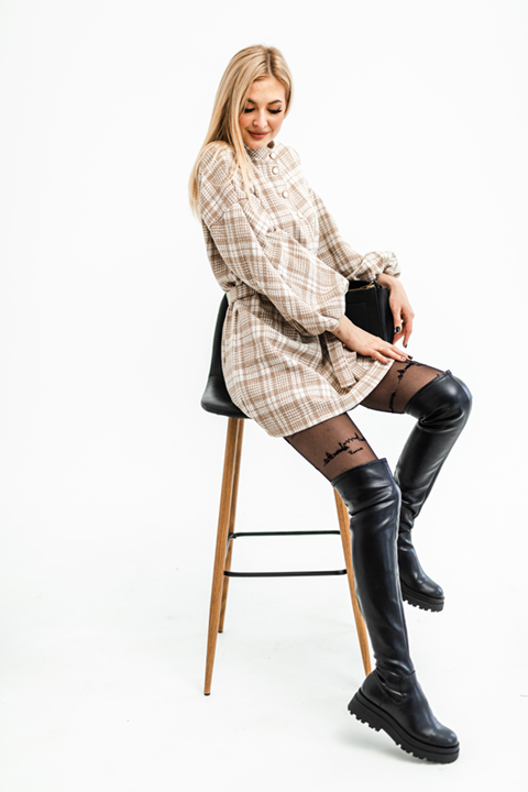 Летнее платье силуэт