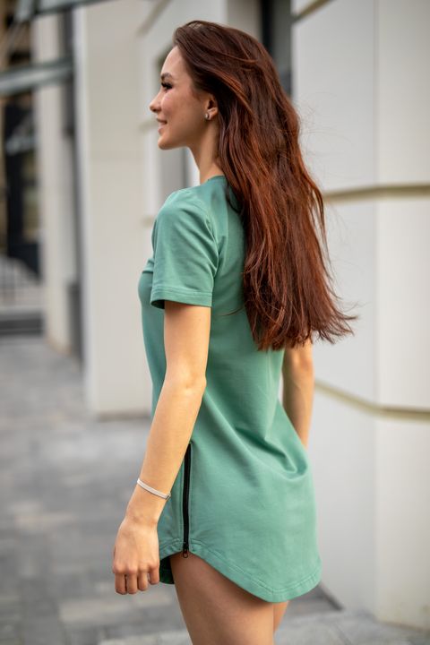 Летнее платье силуэт