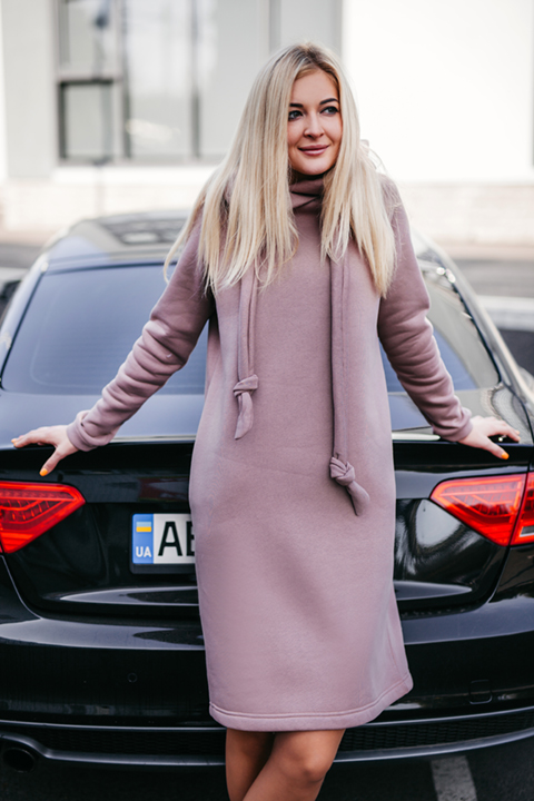 Летнее платье силуэт